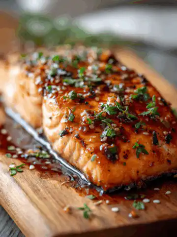 HONEY GARLIC SALMON