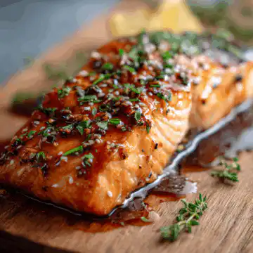 HONEY GARLIC SALMON