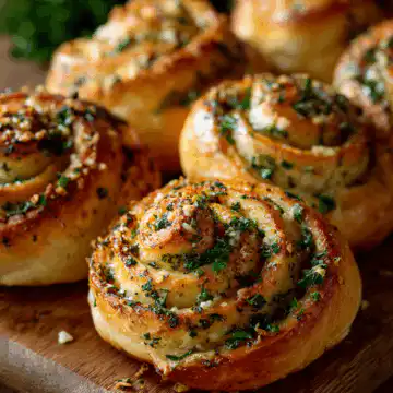 Herb & Garlic Swirl Rolls