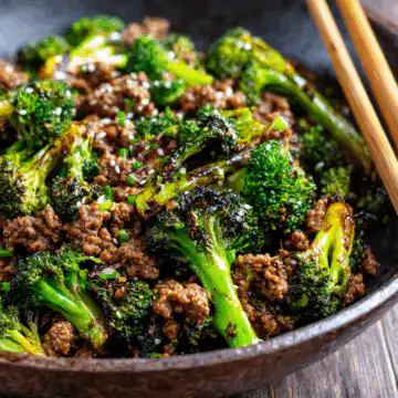 Honey Garlic Ground Beef And Broccoli Stir-fry