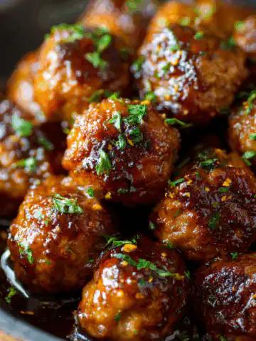 Honey Garlic Meatballs