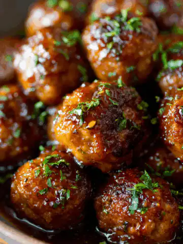 Honey Garlic Meatballs