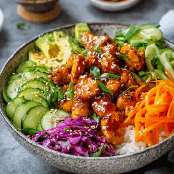 Hot Honey Chicken Bowls