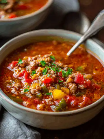 Instant Pot Stuffed Peppers Soup