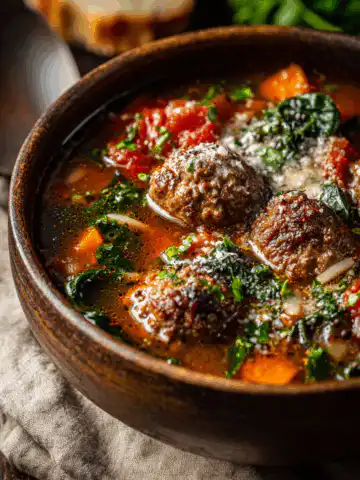 Italian Meatball Soup Recipe