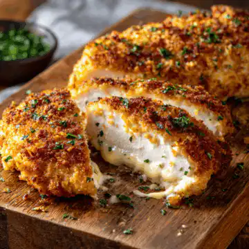 Keto Chicken Recipe - Parmesan Crusted Chicken