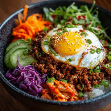 Korean Ground Beef Bowl