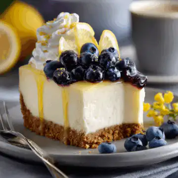 Lemon-Blueberry Cheesecake Delight