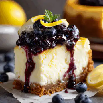 Lemon Blueberry Cheesecake