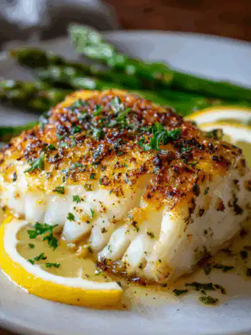 Lemon Butter Baked Cod