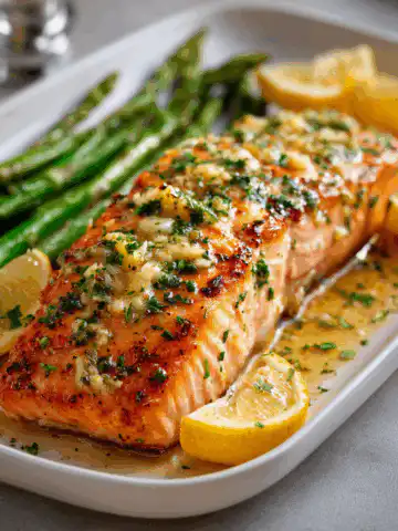 Lemon Butter Garlic Salmon