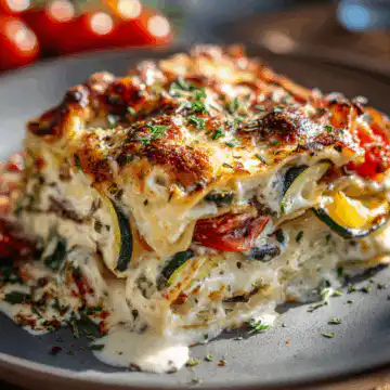 Loaded Veggie White Lasagna