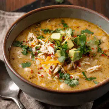 Low-Carb White Chicken Chili Recipe