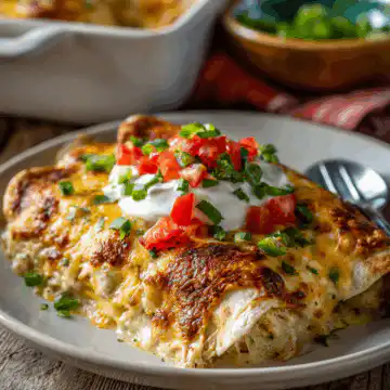 Low Carb White Chicken Enchiladas