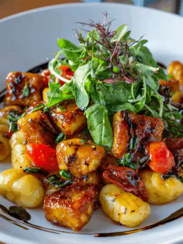 Marry Me Crispy Tofu with Gnocchi