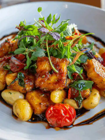 Marry Me Crispy Tofu with Gnocchi