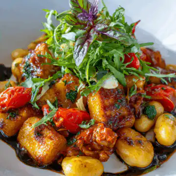 Marry Me Crispy Tofu with Gnocchi