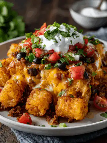 Mexican Tater Tot Casserole