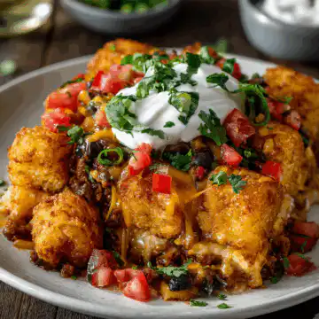 Mexican Tater Tot Casserole