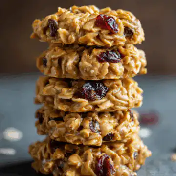 No-Bake Peanut Butter Oatmeal Cookies