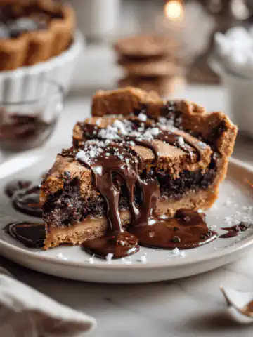 Nutella Cookie Pie