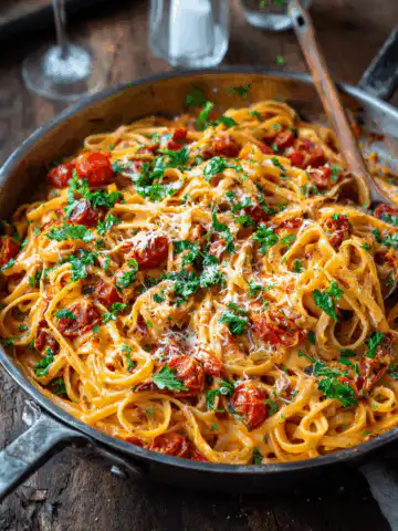 One Pan Creamy Tomato Pasta
