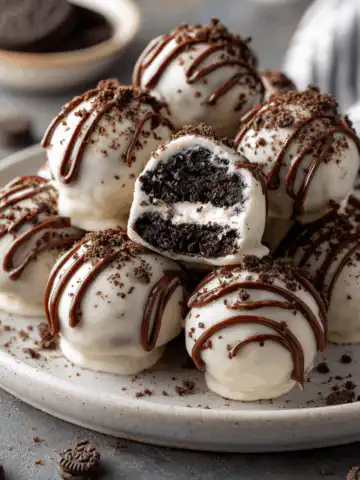Oreo Balls for Christmas