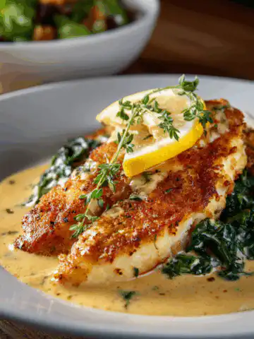 Pan-Fried Fish with Lemon Butter Sauce