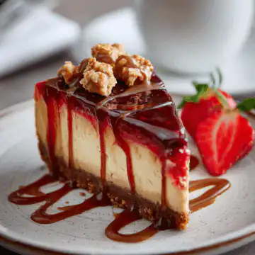 Peanut Butter and Jelly Cheesecake