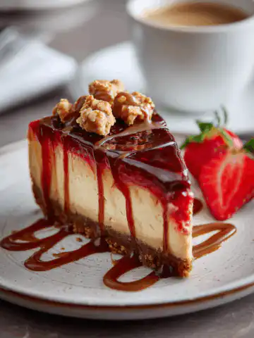 Peanut Butter and Jelly Cheesecake