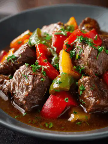 Pepper Steak in a Crock Pot