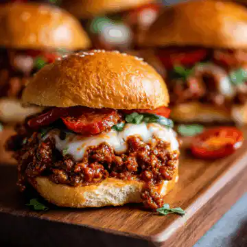 Pepperoni Pizza Sloppy Joes
