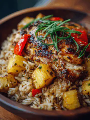Pineapple Chicken and Rice