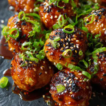 Pineapple Teriyaki Chicken Meatballs