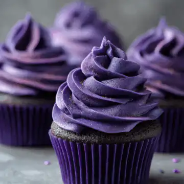 Purple Velvet Cupcakes