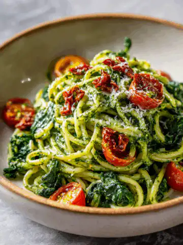 Quick Spinach Pasta