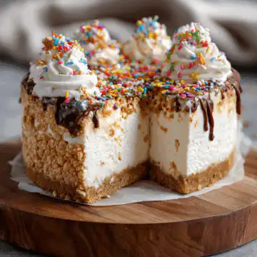 Rice Krispie Treat Cheesecake