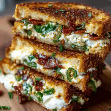 Roasted Jalapeno Popper Grilled Cheese