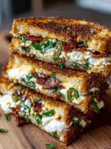 Roasted Jalapeno Popper Grilled Cheese