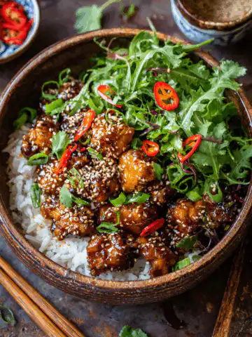 SESAME CHICKEN BOWLS