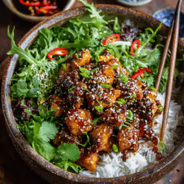 SESAME CHICKEN BOWLS