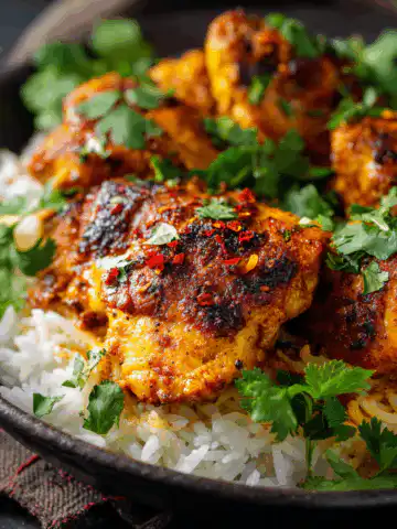 Smothered Chicken and Rice