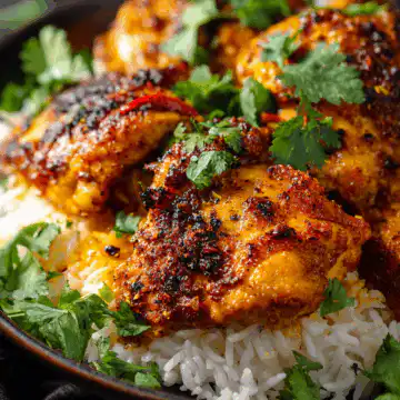 Smothered Chicken and Rice