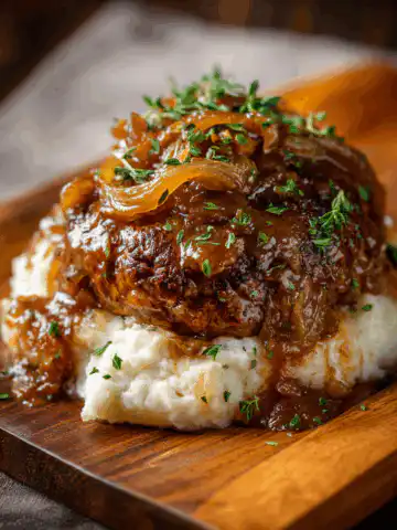 Smothered Hamburger Steak