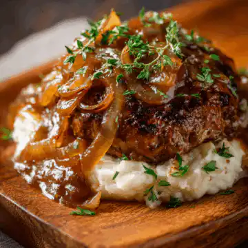 Smothered Hamburger Steak