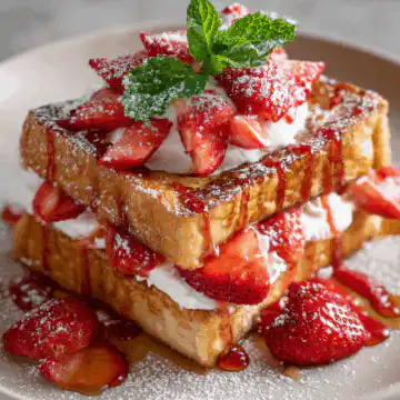 Strawberry Cream French Toast