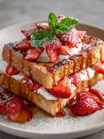 Strawberry Cream French Toast