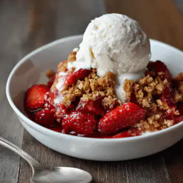 Strawberry Rhubarb Crisp