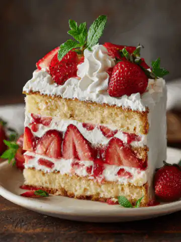 Strawberry Shortcake Layer Cake