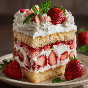 Strawberry Shortcake Layer Cake
